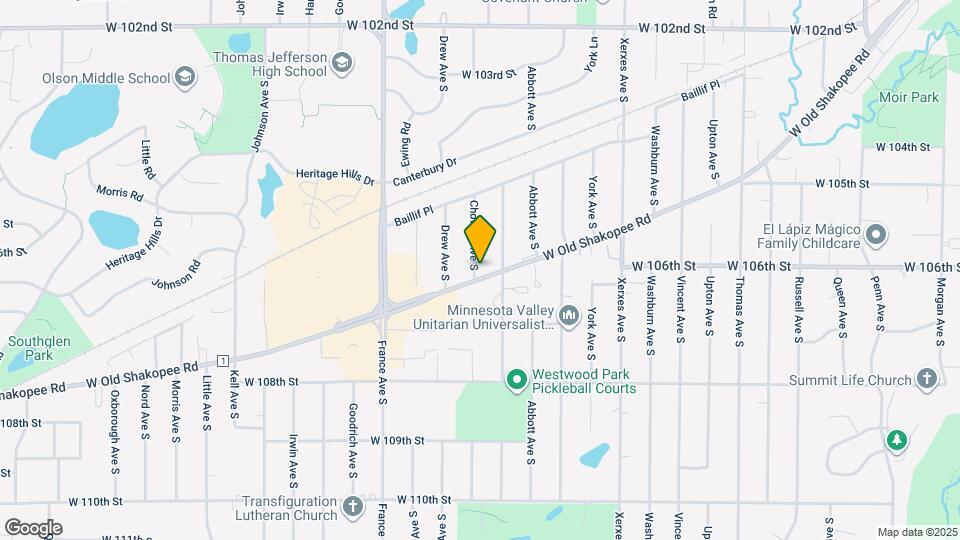 3520 W Old Shakopee Rd Map and Location Details