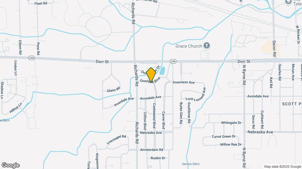 4105 Overlook Blvd Map and Location Details
