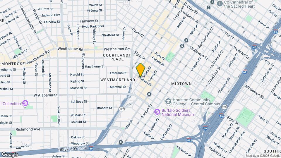 3500 Milam St Map and Location Details