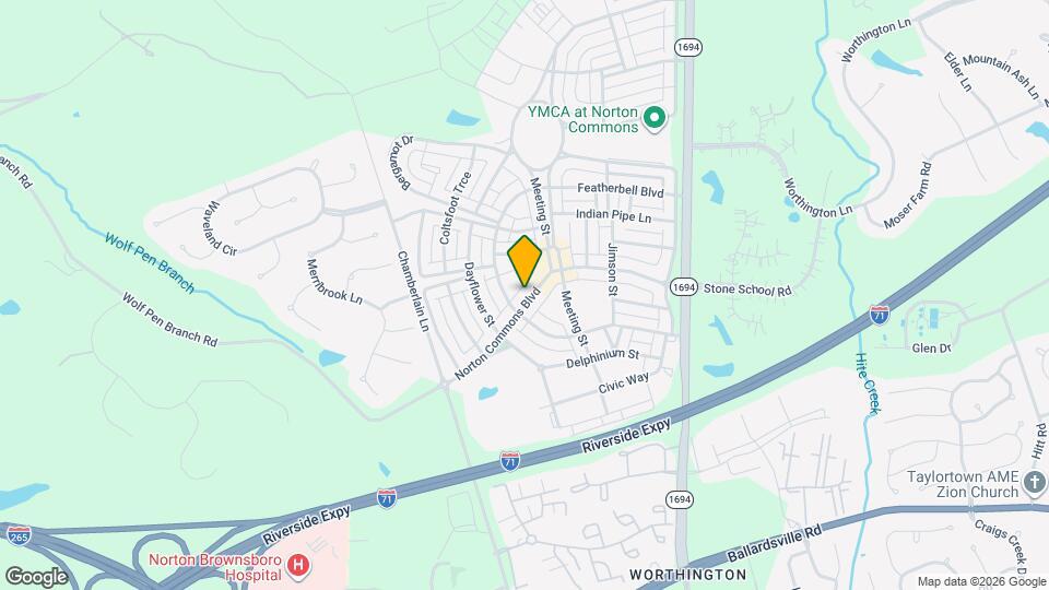 9317 Norton Commons Blvd Map and Location Details