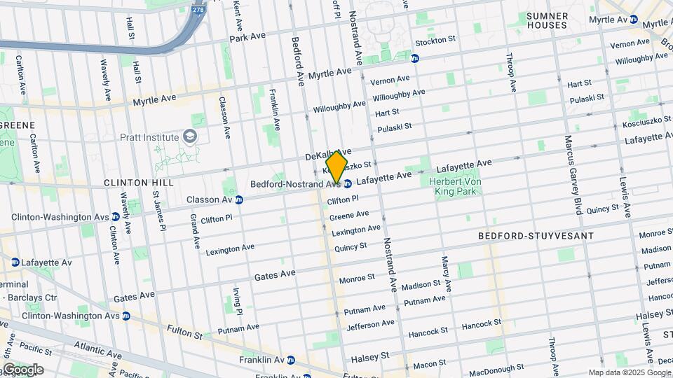 524 Lafayette Ave Map and Location Details