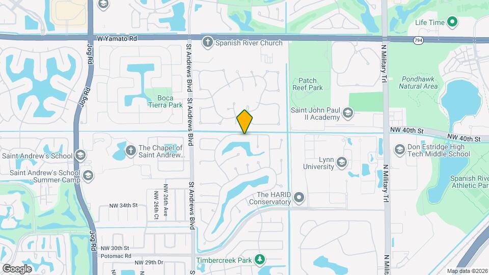 4020 NW 24th Terrace Map and Location Details