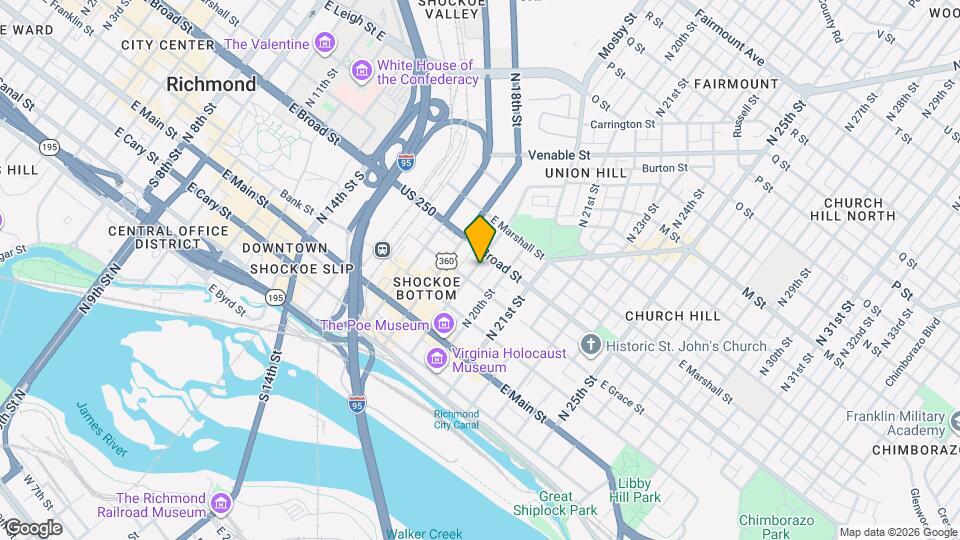 209 N 19th St, Unit 21 Map and Location Details