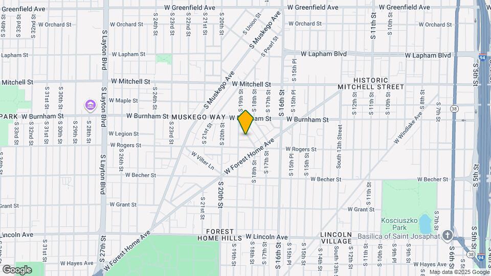 1961 S Congo Ave Map and Location Details