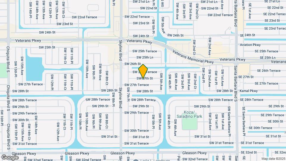 610 SW 27th St Map and Location Details