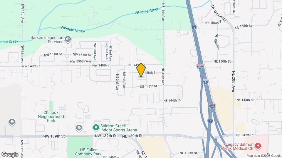 612 NE 147th Cir Map and Location Details