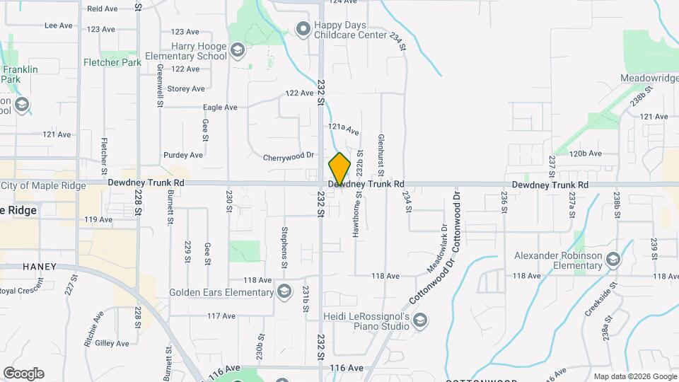 23244 Dewdney Trunk Rd Map and Location Details