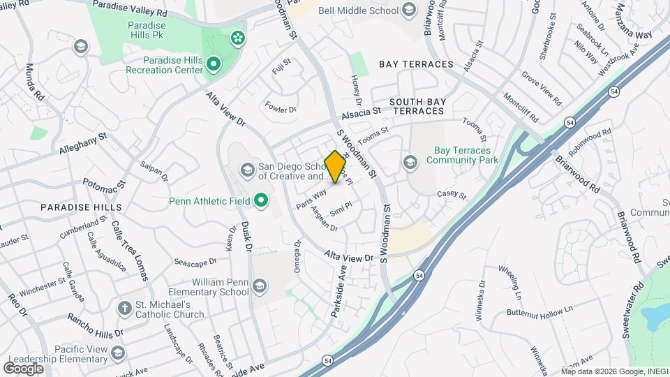 6859 Paris Way Map and Location Details