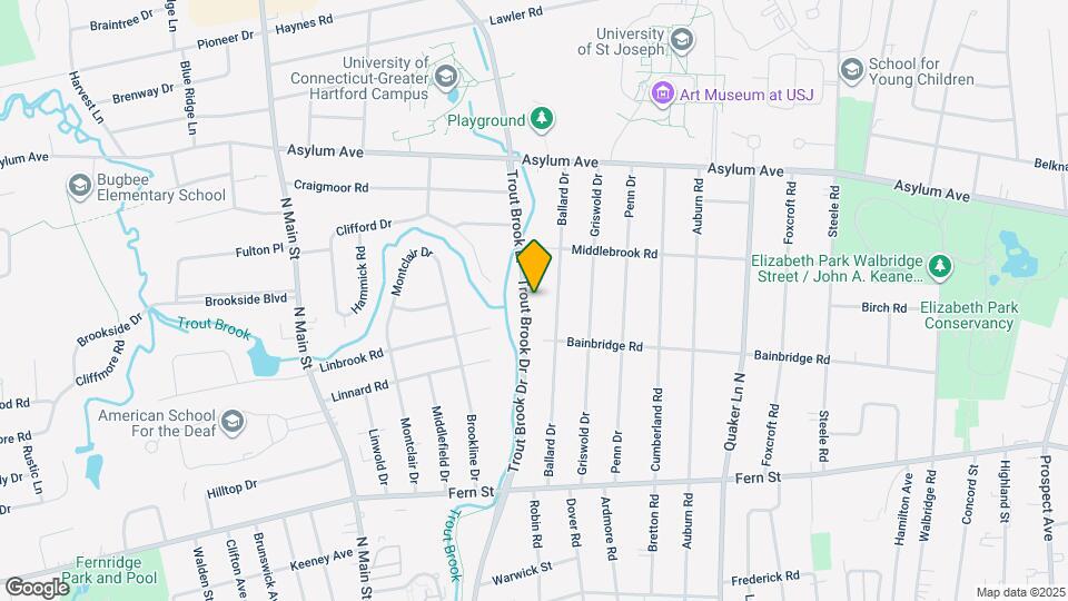 1254 Trout Brook Dr Map and Location Details