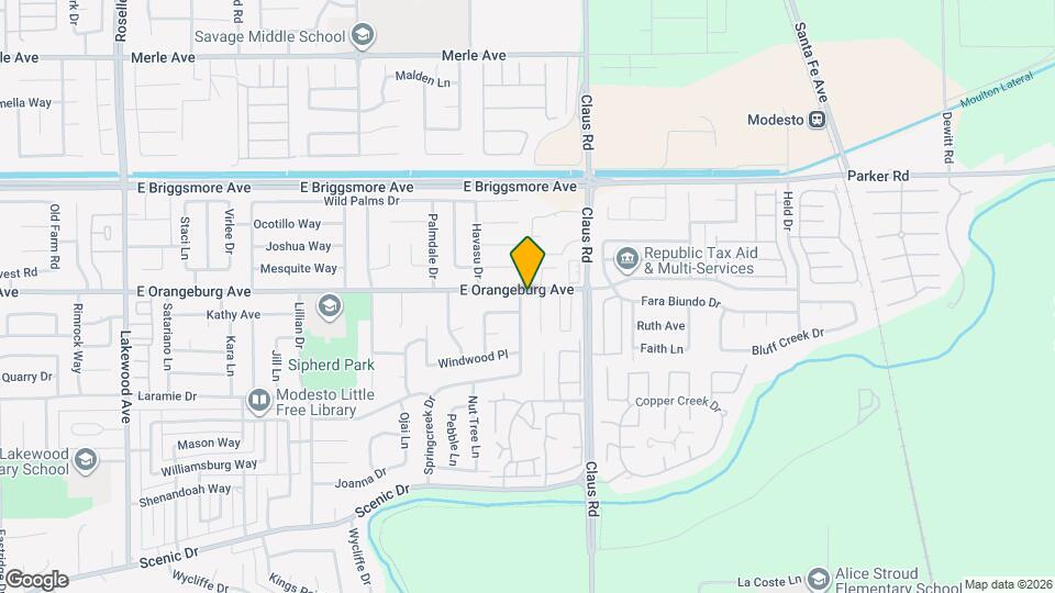 1332 Glenbrook Way Map and Location Details