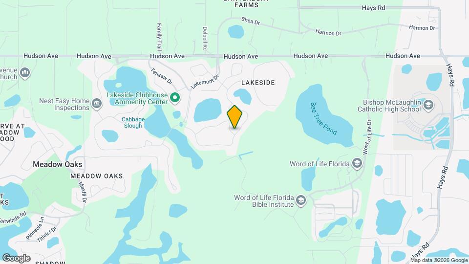 13529 Crest Lake Dr Map and Location Details