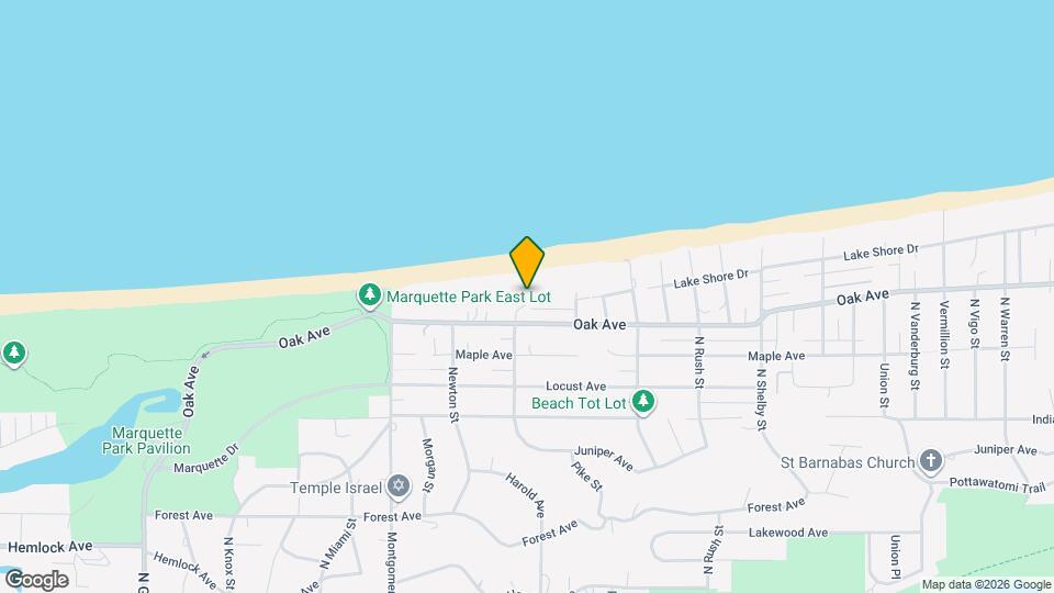 7605 Lake Shore Dr Map and Location Details