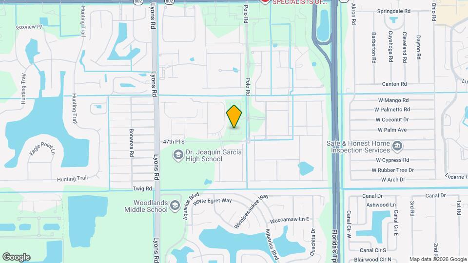 8659 Escue St Map and Location Details