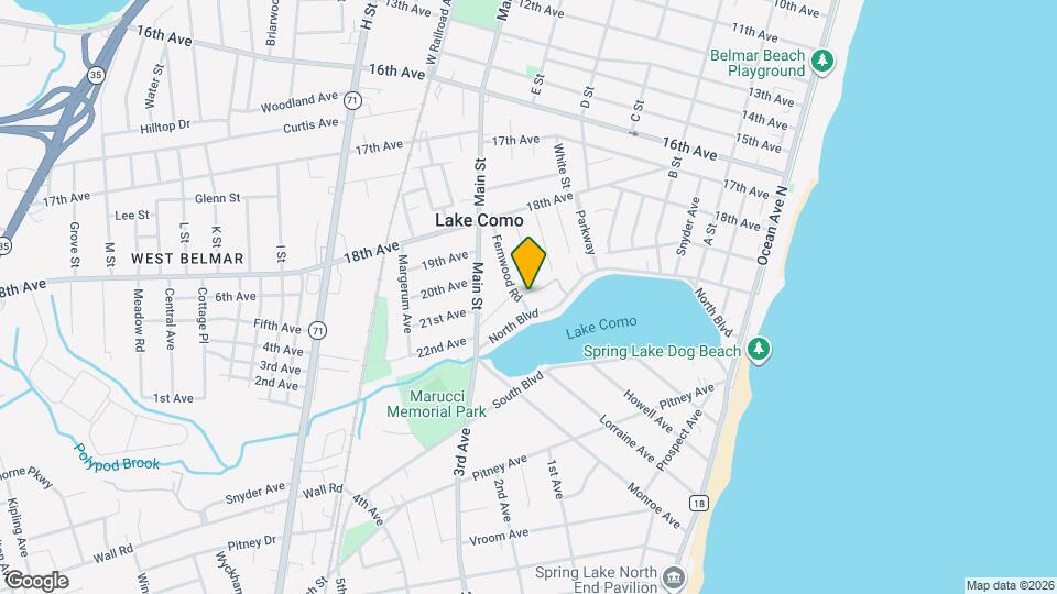 1850 Fernwood Rd Map and Location Details