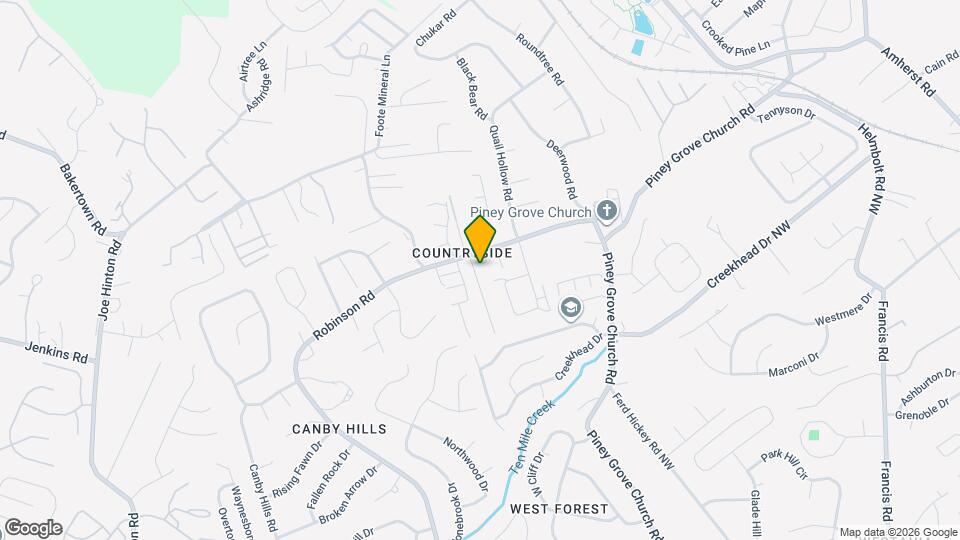 2050 Countryhill Ln Map and Location Details