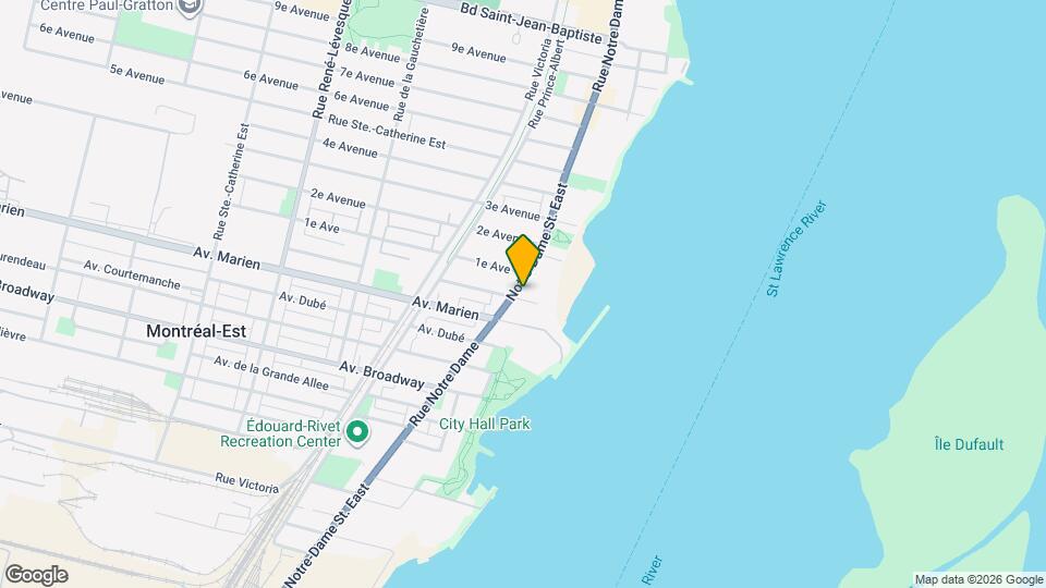 11500 Notre-Dame Rue E Map and Location Details