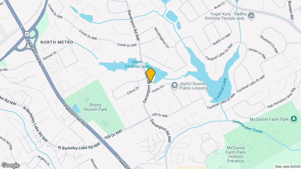 2702 Davenport Rd NW Map and Location Details