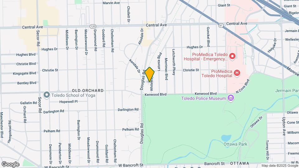 2637 Whiteway Rd Map and Location Details