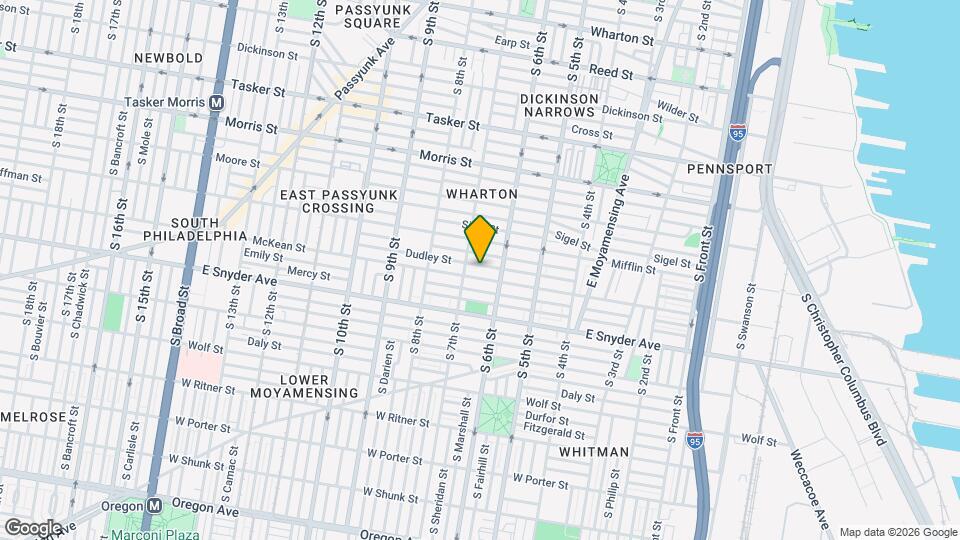 624 Dudley St Mapa y Detalles de la Ubicación