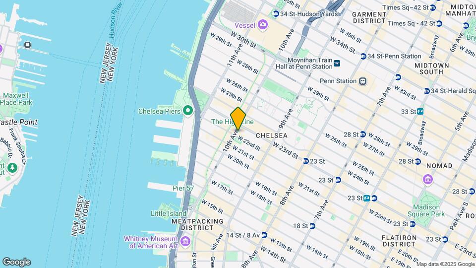 491 W 22nd St Mapa y Detalles de la Ubicación