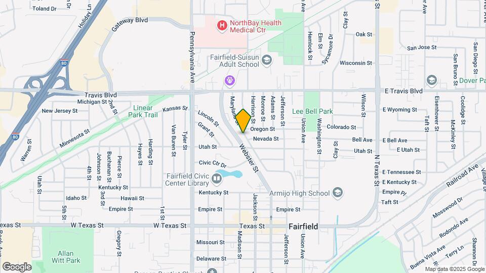 1301 Maryland St Map and Location Details