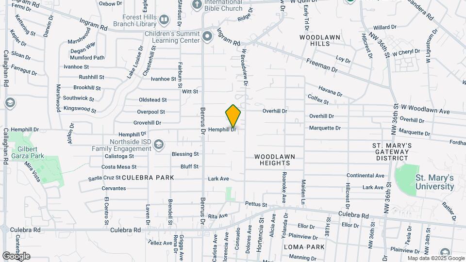 4822 Hemphill Dr Map and Location Details