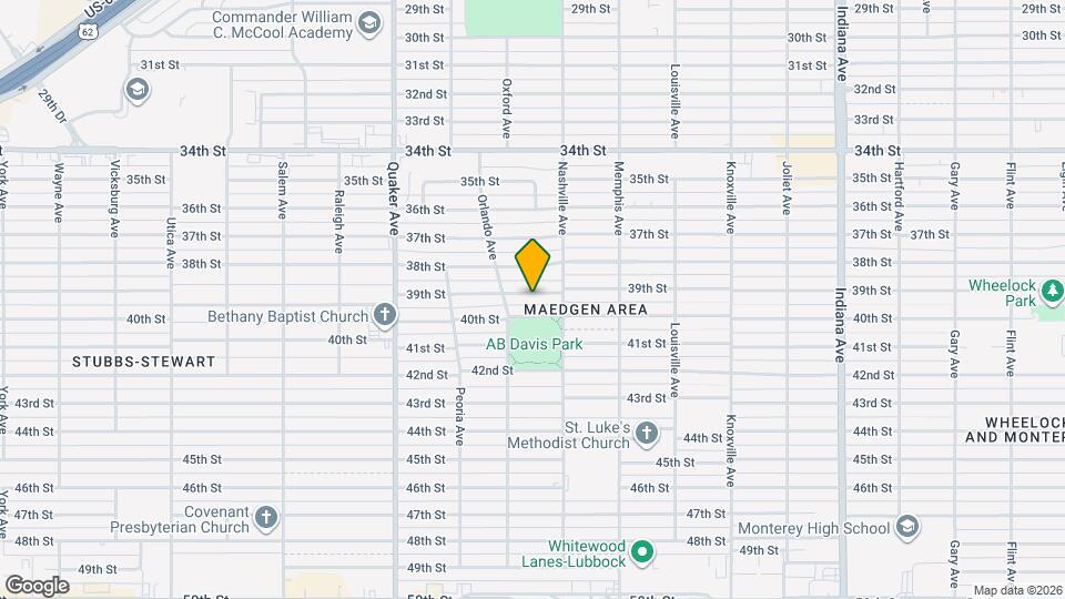 4007 39th St Map and Location Details