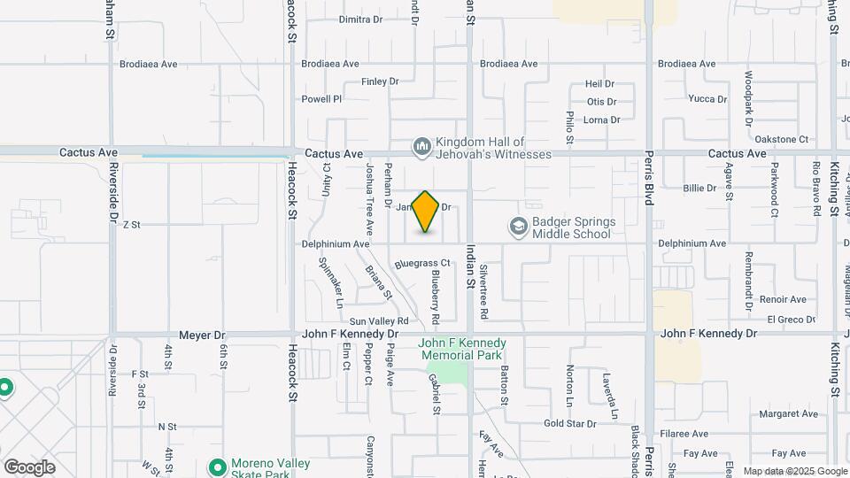 24382 Delphinium Ave Map and Location Details