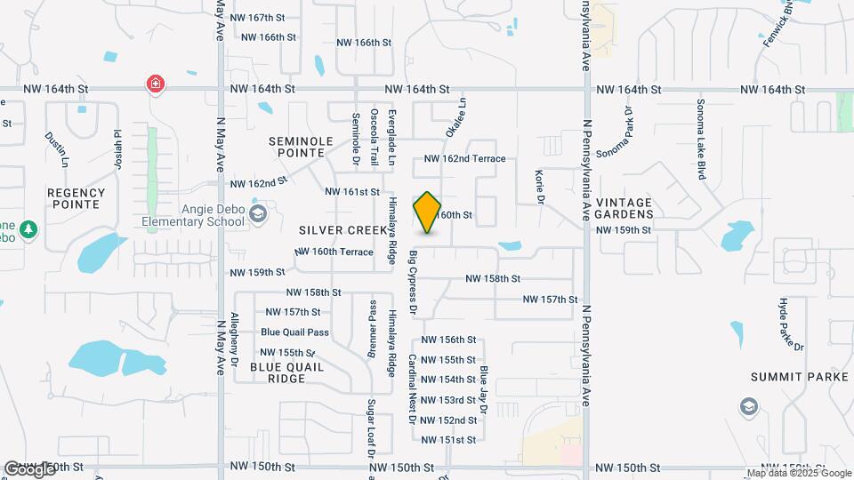 2421 NW 159th Terrace Map and Location Details