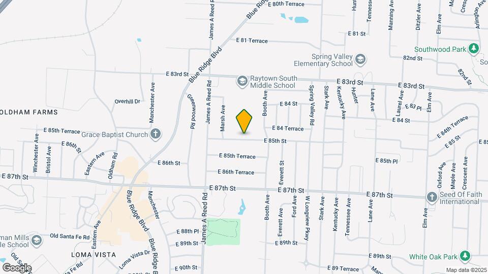 8408 E 85th St Map and Location Details