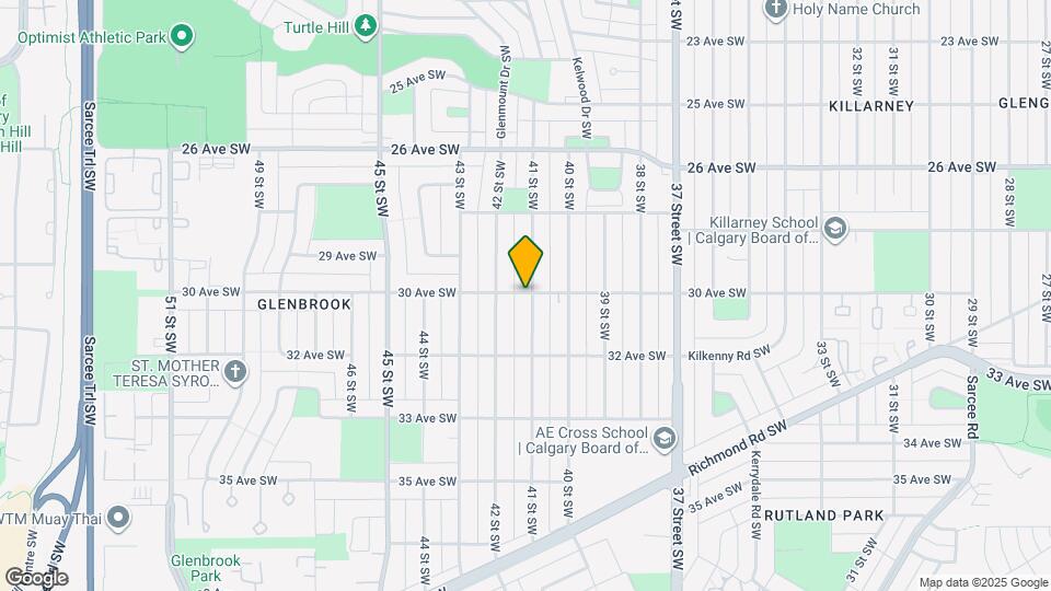 4125-4117 Avenue SW Map and Location Details