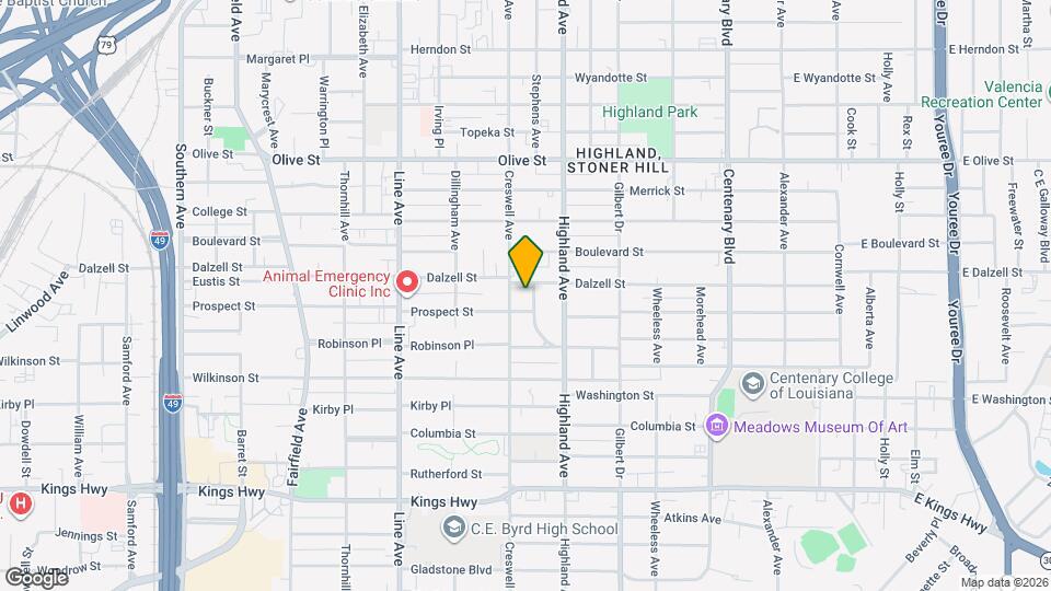 2412 Pinehurst Blvd Map and Location Details