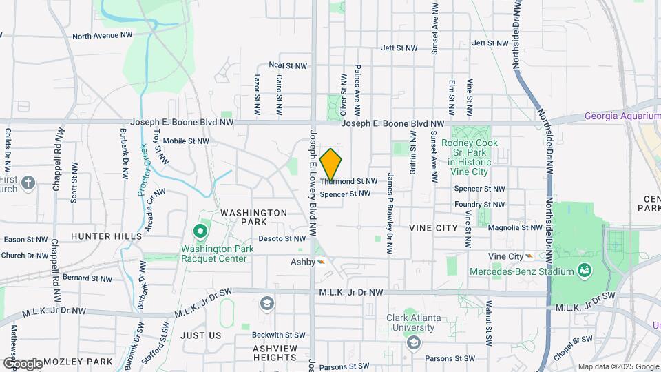 884 Thurmond St NW Map and Location Details