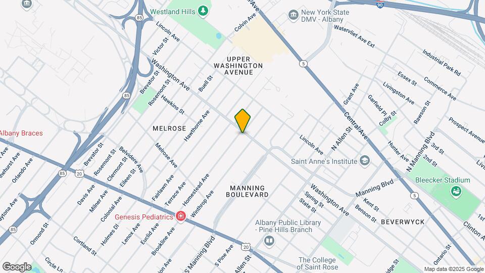 970 Washington Ave Map and Location Details
