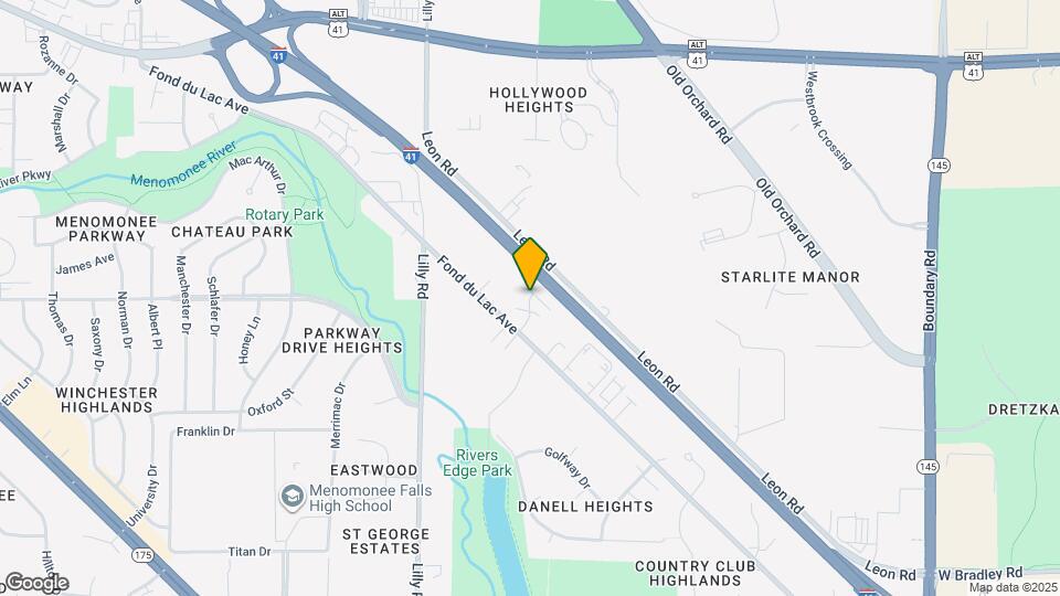 N83W13696-W13696 Fond du Lac Ave Map and Location Details