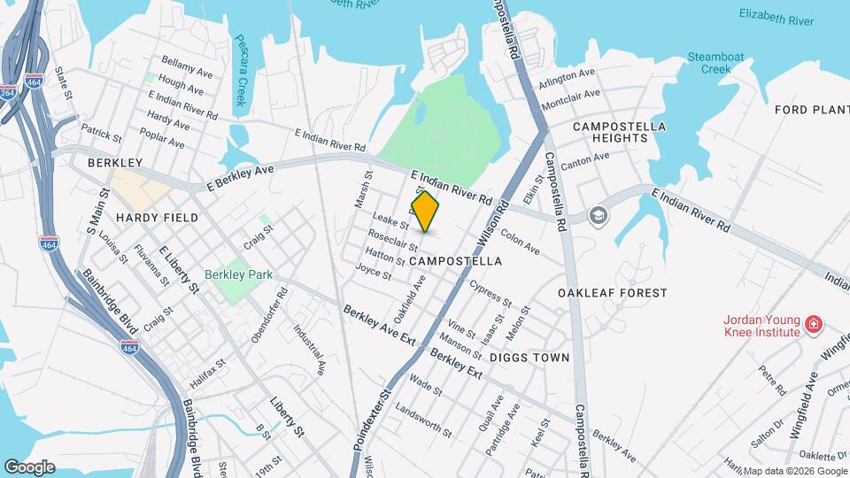 1101 Leake St Map and Location Details