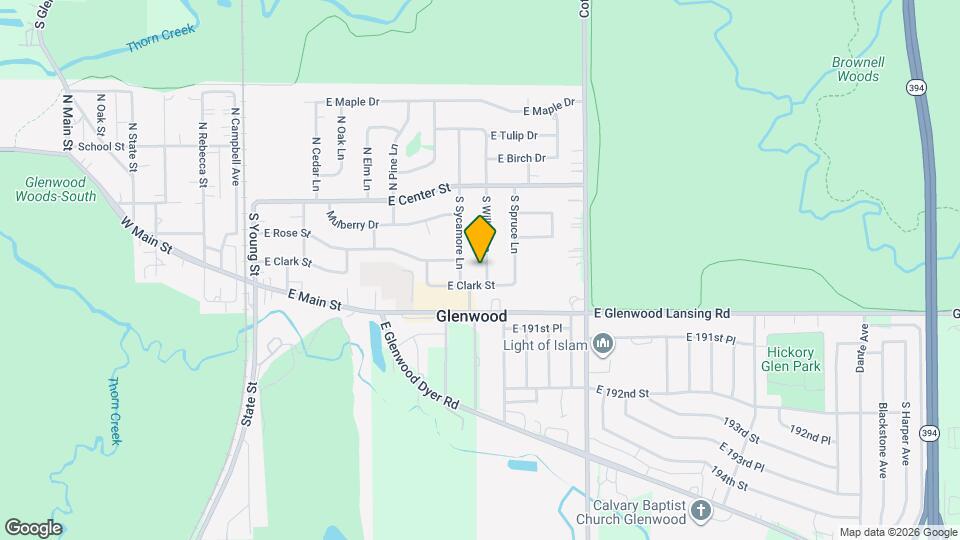 114 S Willow Ln Map and Location Details