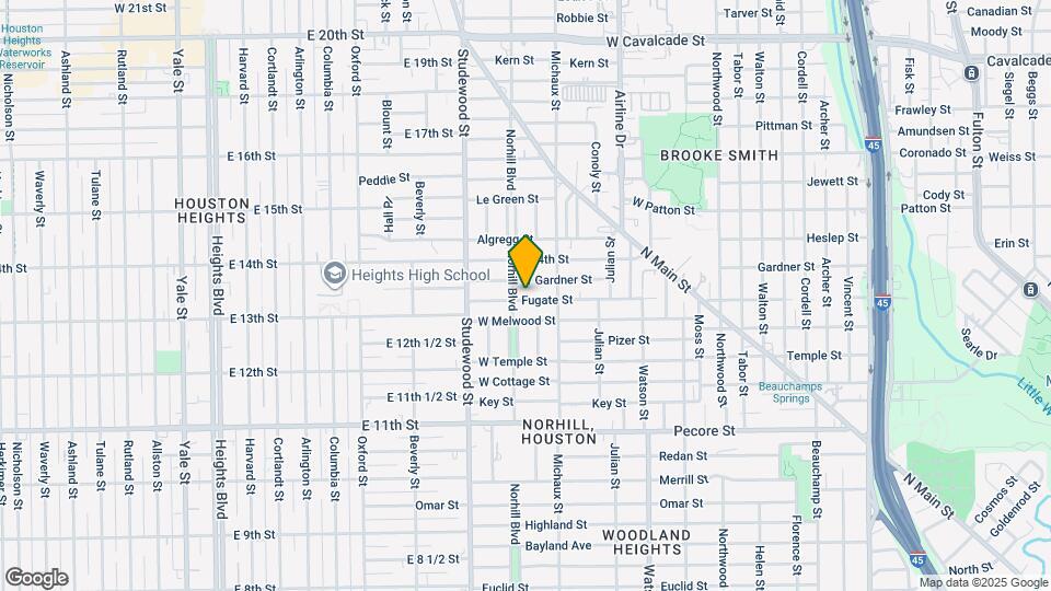 1031 Fugate St Map and Location Details