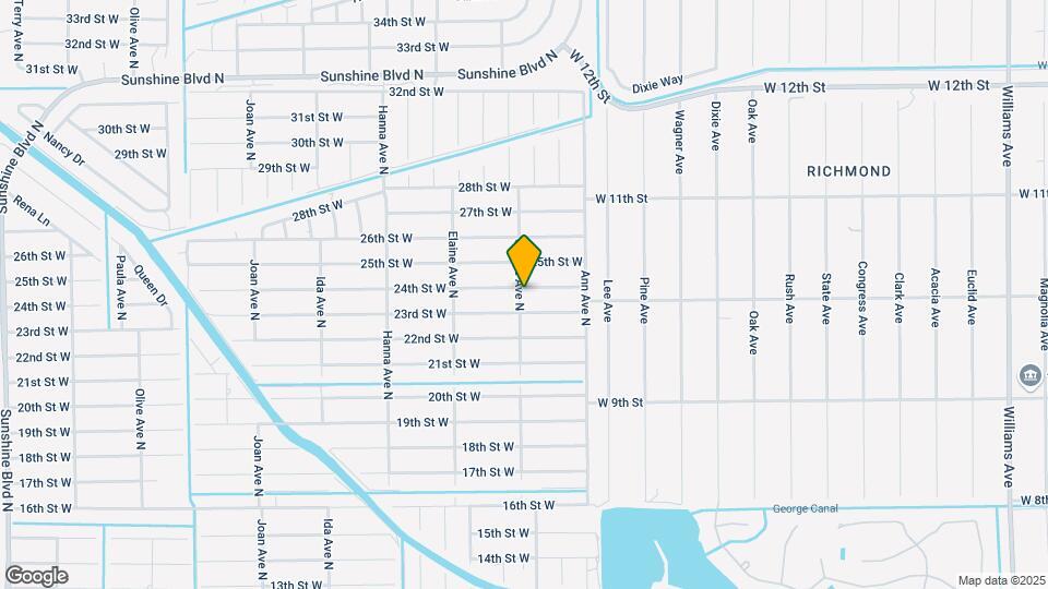 2519 24th St W Map and Location Details