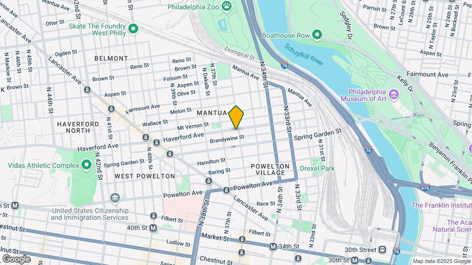 530 N 36th St Map and Location Details
