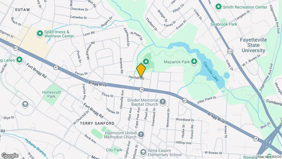 809 Cape Fear Ave Map and Location Details