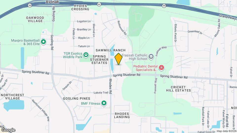 22023 Flashing Ridge Map and Location Details