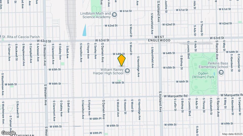 1840 W 65th St Mapa y Detalles de la Ubicación