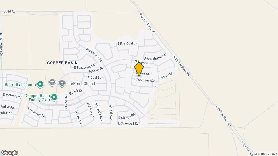 4832 E Rhodium Dr Map and Location Details