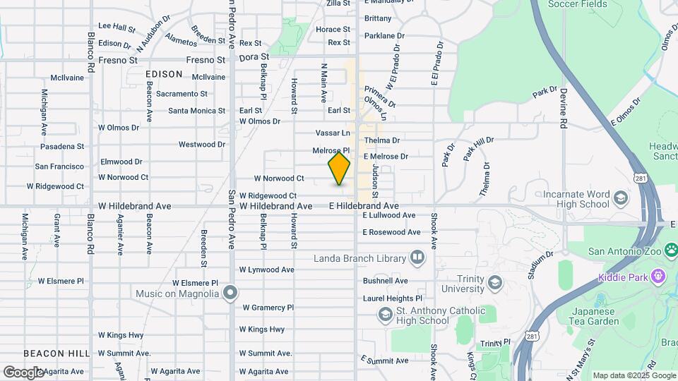 129 E Ridgewood Ct Map and Location Details