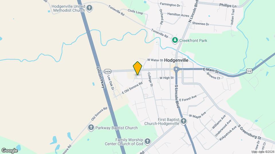 574 W High St Map and Location Details