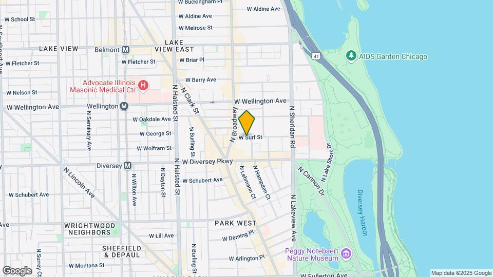 545.5 W Surf St Map and Location Details
