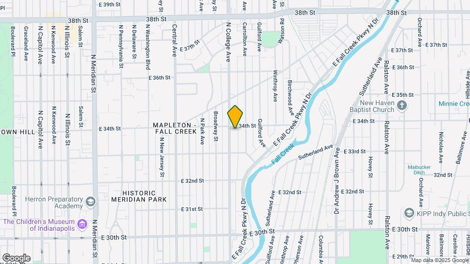 3355 N College Ave Map and Location Details