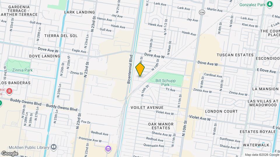 Parklane Apartments Map and Location Details