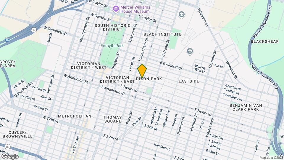 501 E Park Ave Map and Location Details